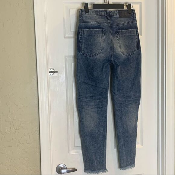 One Teaspoon High Waist Awesome Baggies Size 24 - Picture 7 of 12